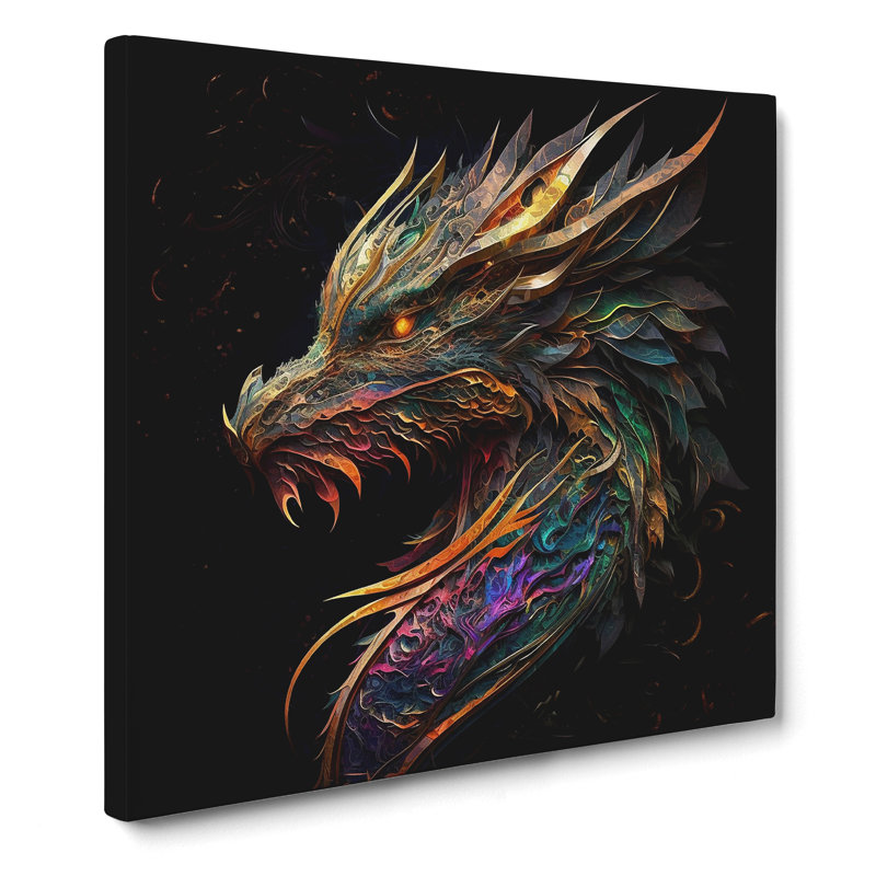 Dragon Abstract No.1 - No Frame Print