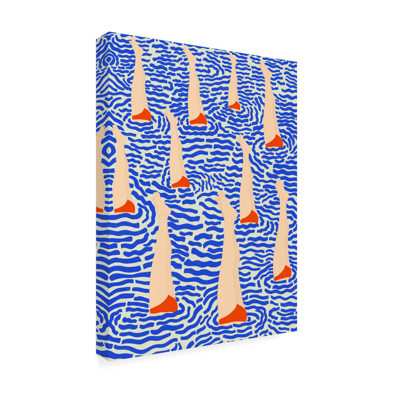 Baapistes modernes et contemporains sur toile, H 19 po x l 14 po x P 2 po