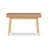 Aaron Two Drawer Mid-Century Modern Open Shelf Wooden Desk-59137468