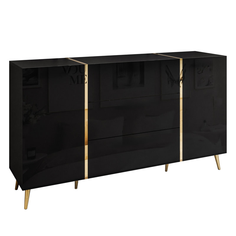 Waldoboro 158cm Sideboard, Black
