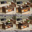 Table basse de 41,7 po avec espace de rangement et support-117529210