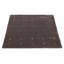 Tapis carré en laine nouvel âge carré unique 4 pi 10 po x 4 pi 9 po gris foncé