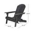 Chaise Adirondack pliante en bois massif Southwark-1920424398