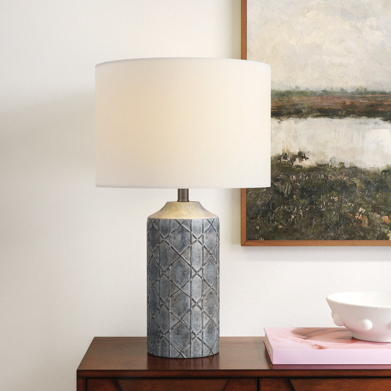 Arianis Resin Table Lamp, Blue