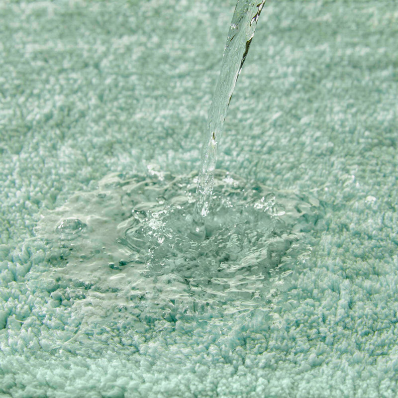 1 tapis de bain réversible 100% coton touffeté 3000 g / m², L 72 po x l 24 po, Vert