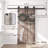Sliding Standard Double Barn Door Hardware Kit-49603021