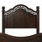  Amala King Poster Bed w/ Scrolled Metal Accents-1991770638-1991770821