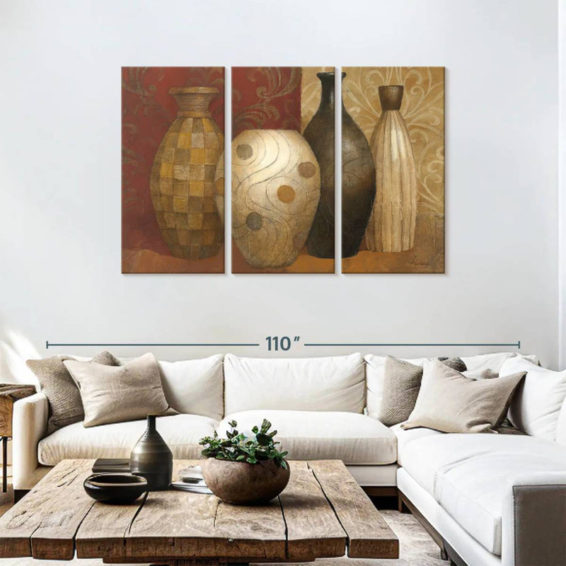 Senne Timeless Vessels, 48" H x 74" W
