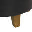 Repose-pieds rond en similicuir de 19 po Ralpheal