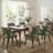 Mason Upholstered Faux Leather Side Dining Chair With Solid Wood Legs -1060085126-1060085120