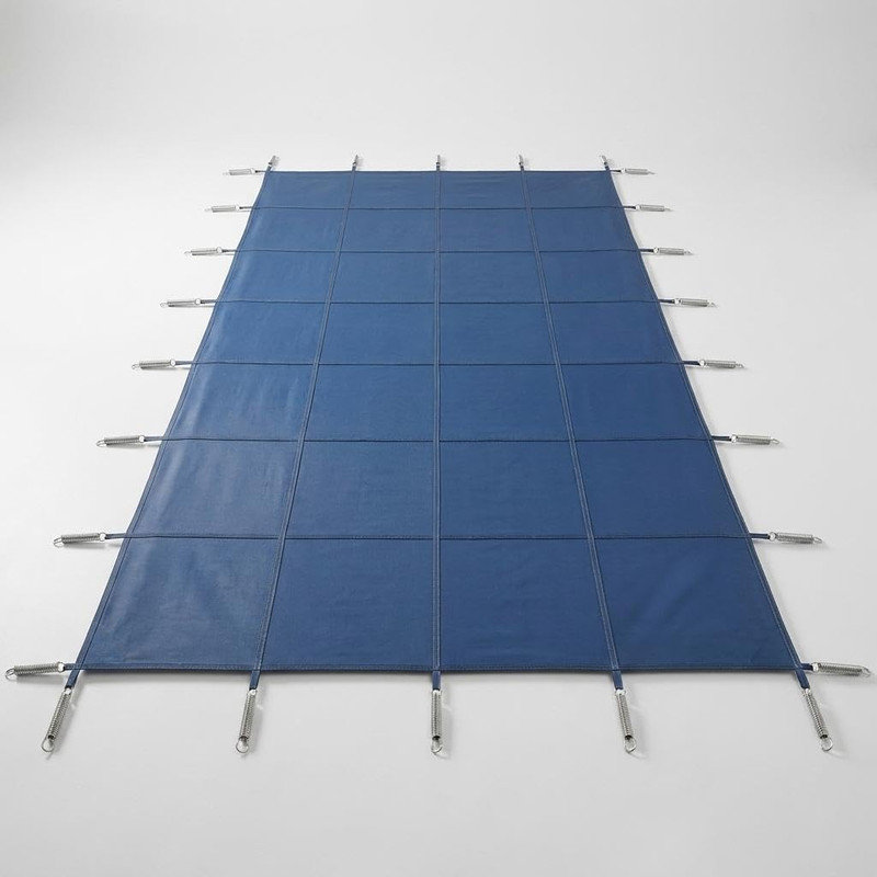 Housse de sécurité pour piscine creusée 18 po x 34 pi - Maille robuste, résistante aux rayons UV, quincaillerie incluse