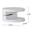 Table basse rotative moderne