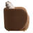 Ariana Velvet Barrel Accent Chair - Caramel-107283167