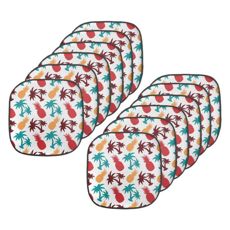 Coussin de siège papillon, Floral multicolore