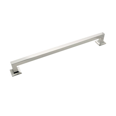 Studio Collection Pull - 12" Center to Center Cabinet Pull Polished Nickel - Transitional Hardware for Drawers & Cabinets