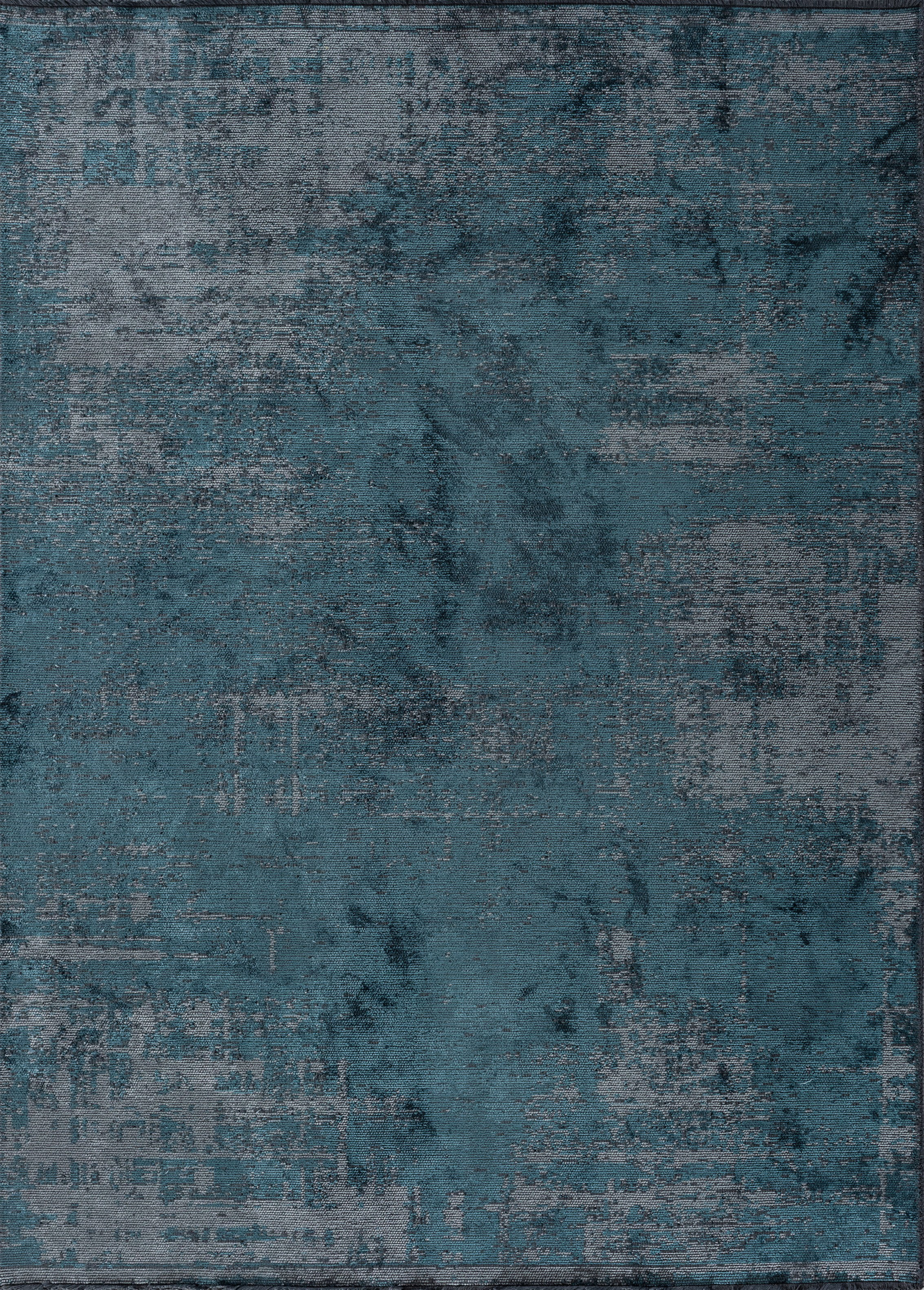 Blue Gray Abstract Rug Woven Concepts Rapture Blue/Gray Abstract Luxury Area Rug | Wayfair