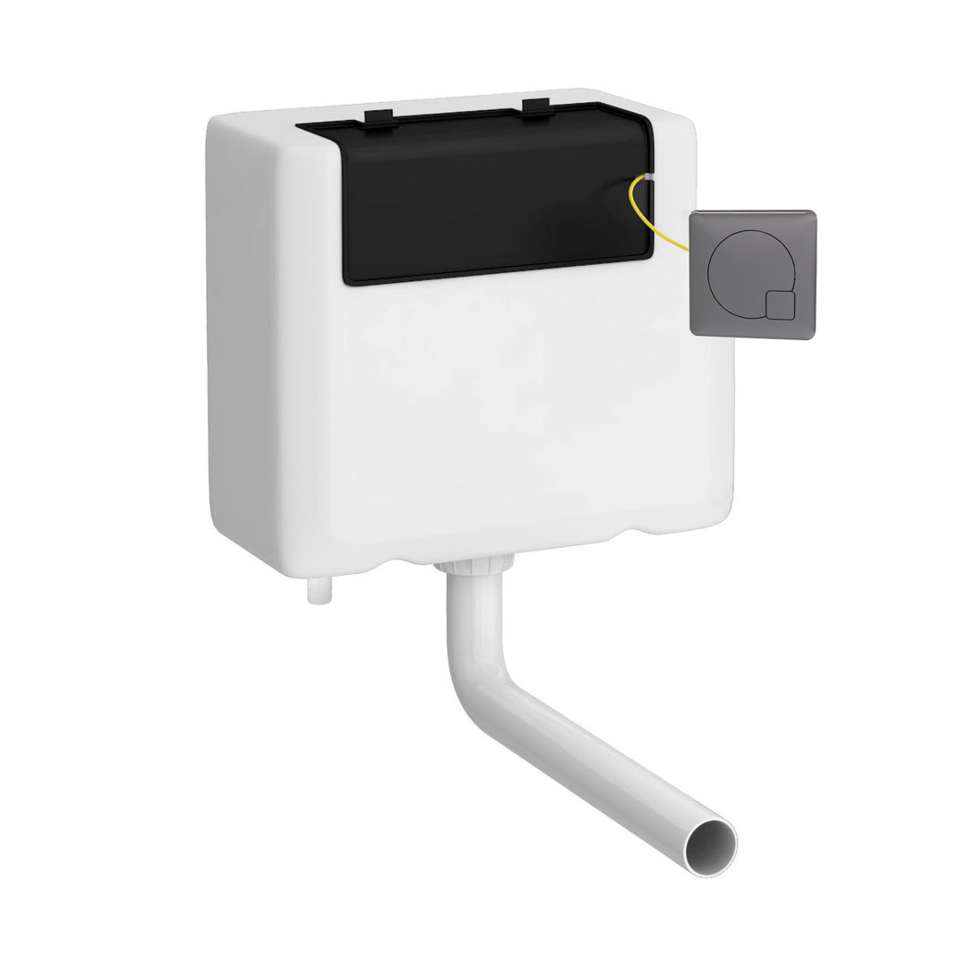 Concealed Cistern with Dual Push