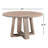 Mathias Round Solid Wood Dining Table-928243098
