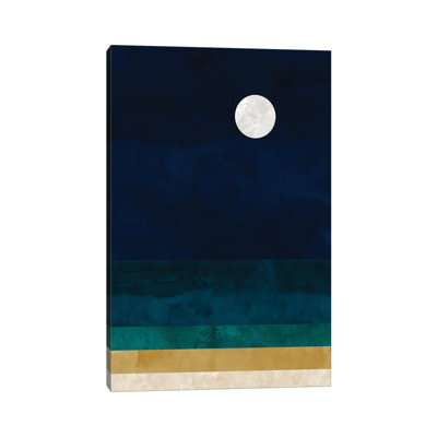 Abstract Seascape 1 Piece Wall Art on Canvas