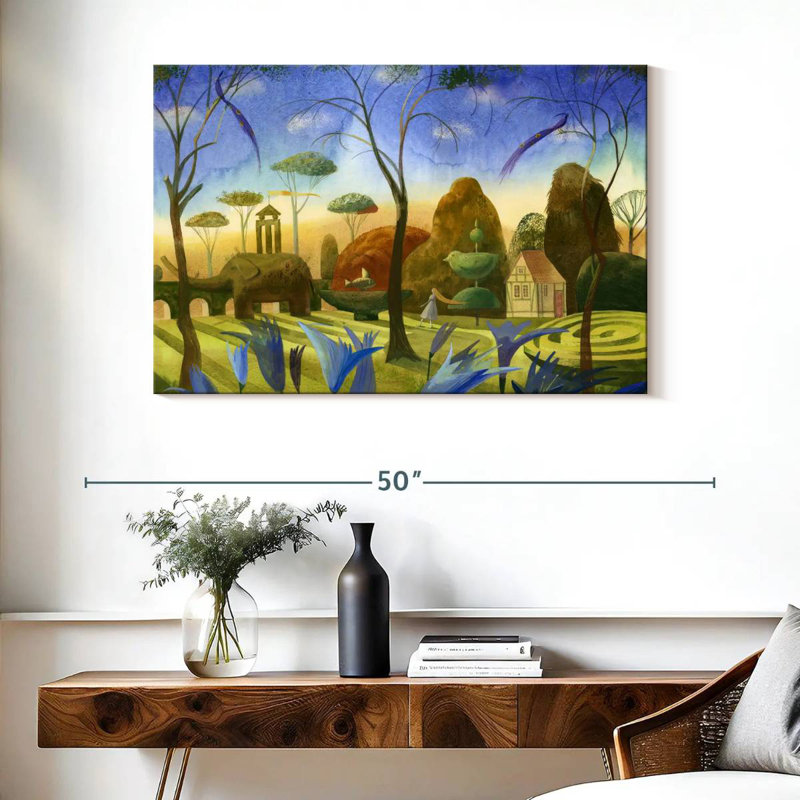 Senne The Magic Garden, 26" H x 39" W