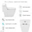Manoir Dual-Flush Elongated One-Piece Toilet