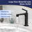 Single-Hole Single-handle Bathroom Faucet with Drain Assembly-105592421