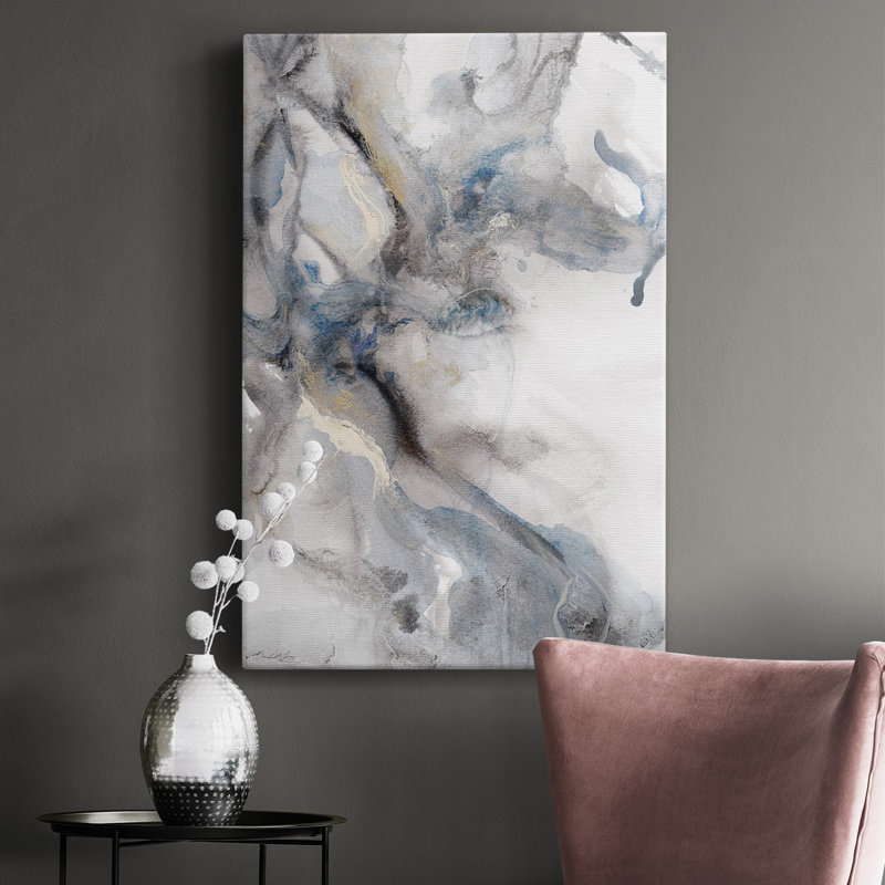 Marble Trance - peinture sur toile tendue, L 24 po x H 36 po