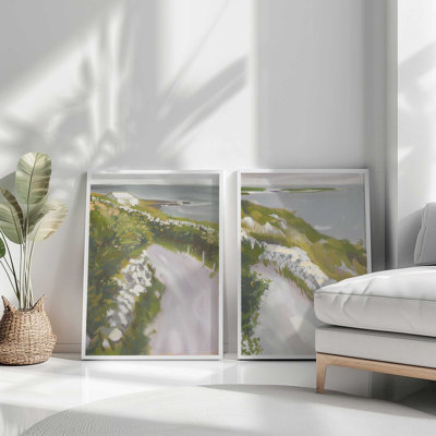 " Serene Pathway By The Sea "