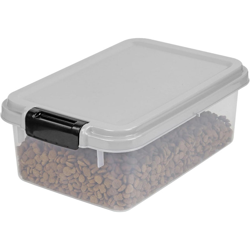 Grey Pet Food Storage Container