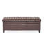 Banc de rangement moderne avec repose-pieds