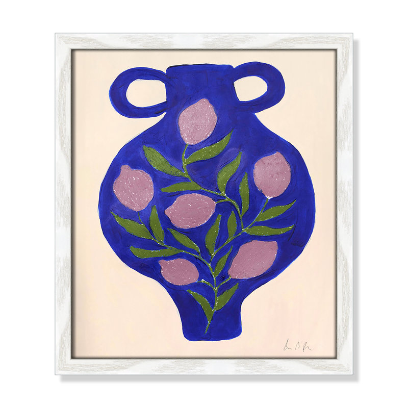 Vase n ° 03 par Camilla Bergqvist, Reproduction encadrée blanche sans passe-partout, H 15 po x l 13 po x P 0,75 po