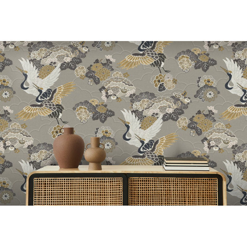 Akari 10.05m x 53cm Matte Wallpaper Roll, Natural