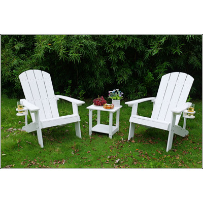 2-Piece All-Season Outdoor Lounge Chairs For Patio Chats & Garden Leisure Gatherings