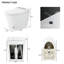 Modern Elongated Smart Toilet: Heated Seat, Auto Dual Flush (1/1.28 GPF), Foot Sensor, Night Light