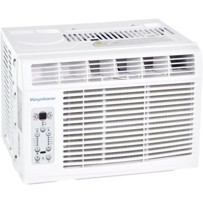 Keystone 8,000 BTU 115V Window/Wall Air Conditioner with 3,500 BTU Supplemental Heat Capability -  KSTHW08B