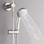 Douche de rénovation FORNO ACQUA AcquaSPA, douche de pluie de tête, pomme de douche à main, jets de corps, inverseur à 6 voies, finition nickel brossé, débit de 2,5 GPM-116472684