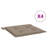 Chair Cushion Set of 4 Taupe Oxford Fabric 100 Percent Polyester Patio Seat Pads-774420976-774420980