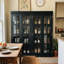 Armoire garde-manger H 47,2 po avec 4 portes en verre