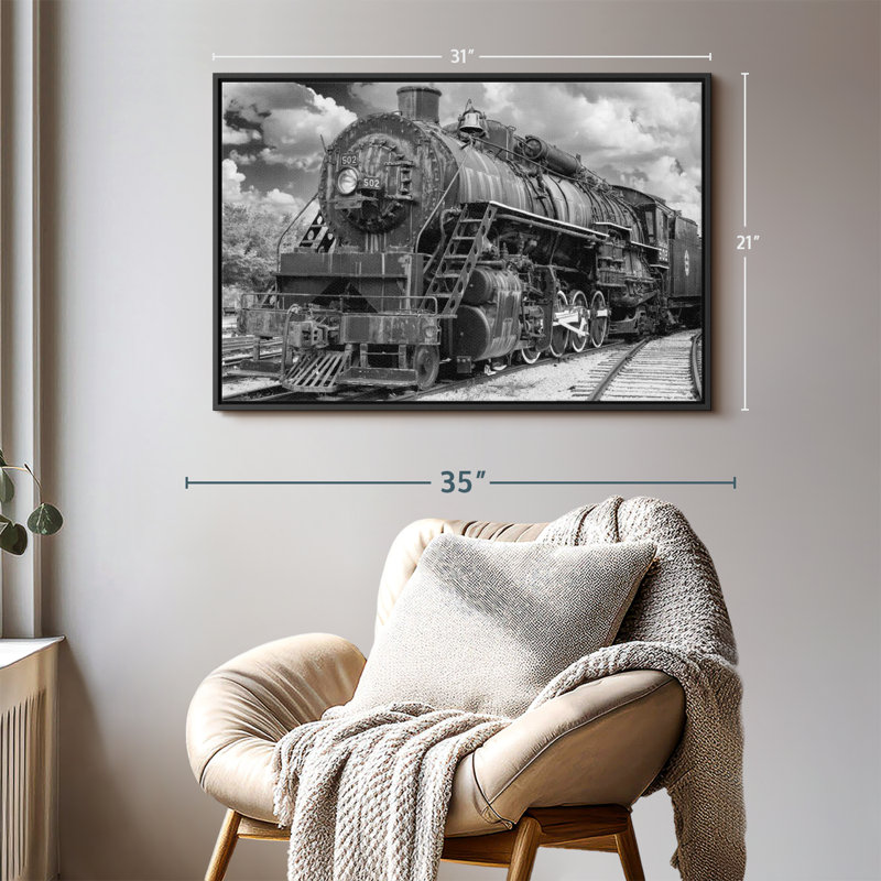 " Steam Engine Train Wall Art ", 21" H x 31" W