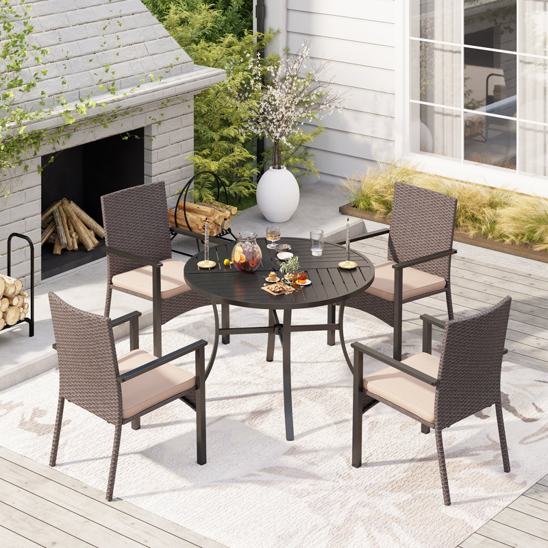 Patio Dining Set Table,