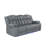 Yepez Grey Power Reclining Sofa