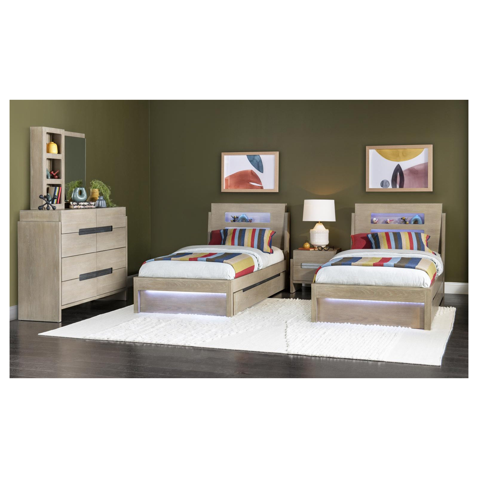 Klier Complete Panel Bed, Twin