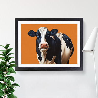 Amazing Cow - Framed Print
