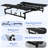 Adjustable Bed Frame Queen Size, Wireless Control, Quiet Motor, Materials Black Base With Positions, Remote, Solid Structure