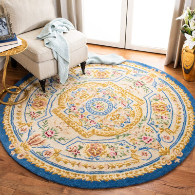 Priscila Savonnerie Hand Tufted Indian Wool And Cotton Oriental Rug