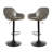 Winfield Swivel Upholstered Adjustable Height Counter Stool with Metal Frame-31916400
