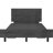 Koura Bed Base with Headboard, Smokey Oak-949663286-1001168294