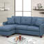 Canapé modulaire réversible en polyfibre capitonné-1018943306