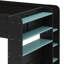 Lit superposé double en bois pleine grandeur avec bureau réglable, garde-robe, tiroirs, tablettes, port de chargement USB et éclairage à DEL RVB-1405056944
