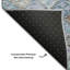 Tapis géométrique de qualité supérieure lavable à la machine Dahl AMF1081-875266082
